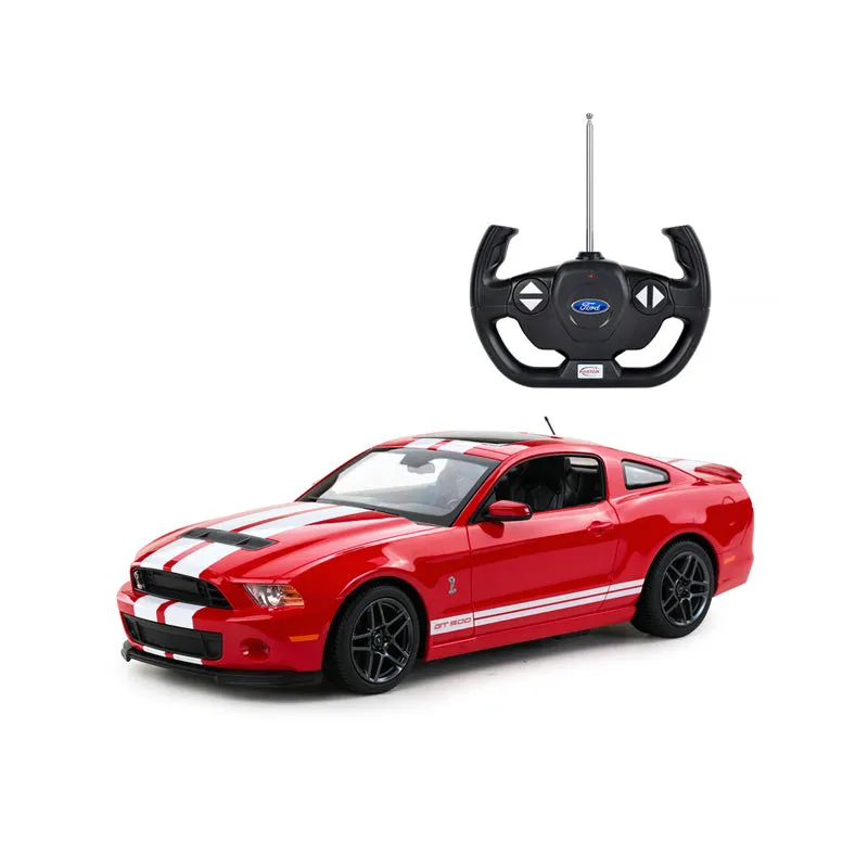 { Super Sale } Licensed RC Ford Shelby Mustang GT500 Upgraded 1:14 Scale 2.4GHz Remote Control Car l Ages 3 