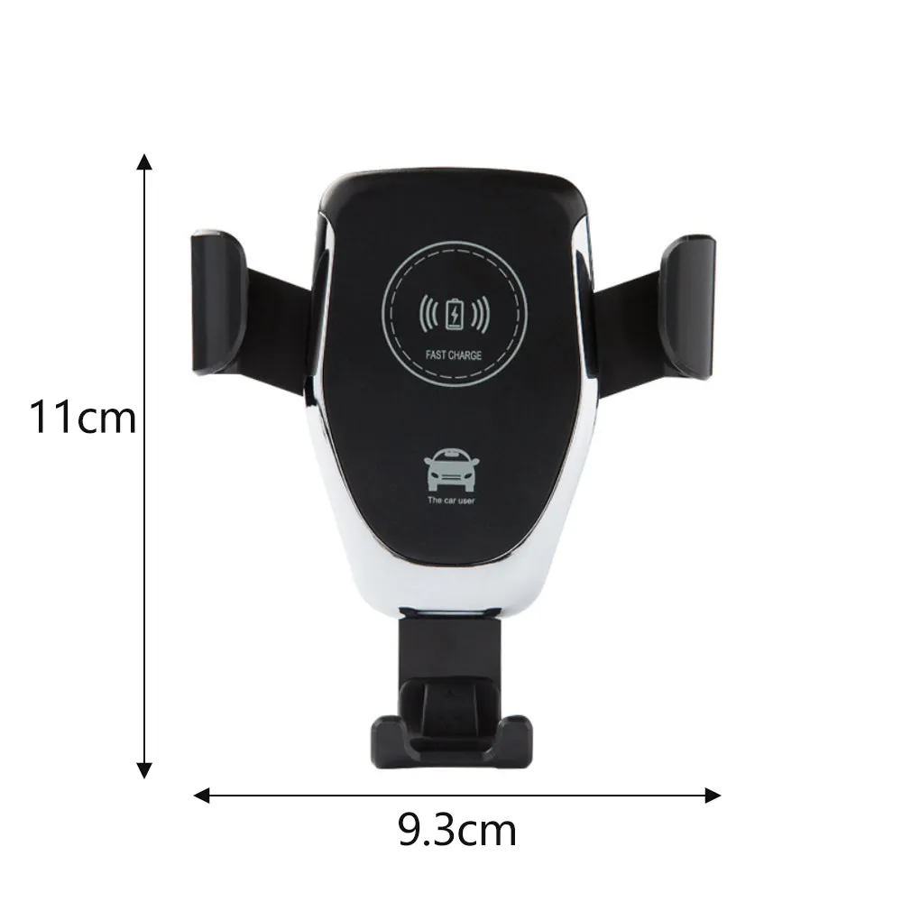 10W QI Wireless Charger Car Mount Holder Stand