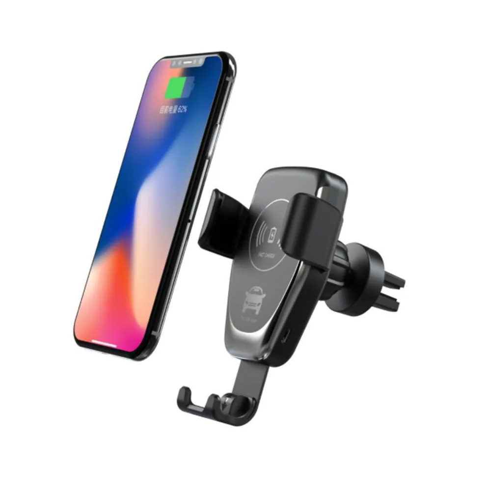 10W QI Wireless Charger Car Mount Holder Stand