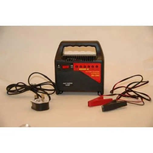 12 / 6  VOLT 6 AMP CAR BATTERY CHARGER