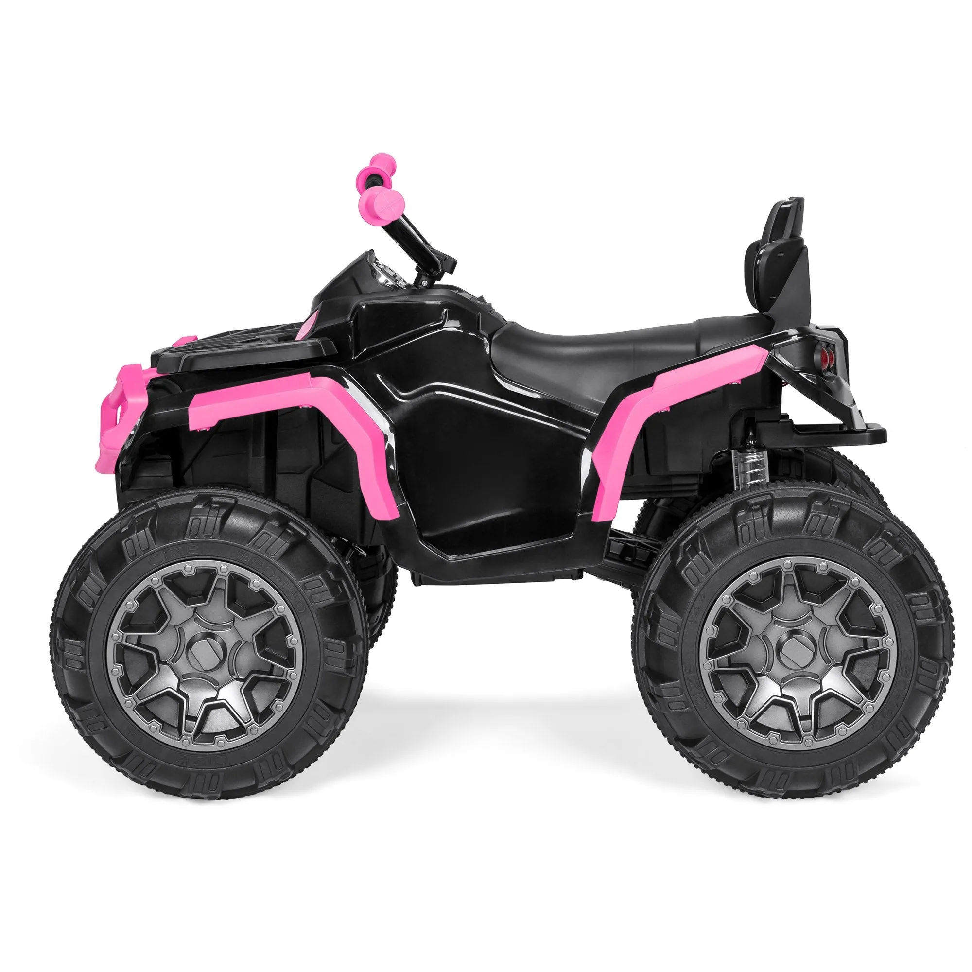 12V Kids 4-Wheeler Quad ATV Ride-On Car w/ 3.7mph Max, Headlights, AUX