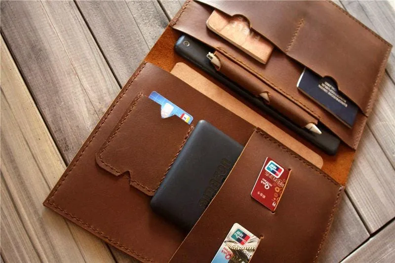 14 Laptop Case Personalized Leather Sleeve