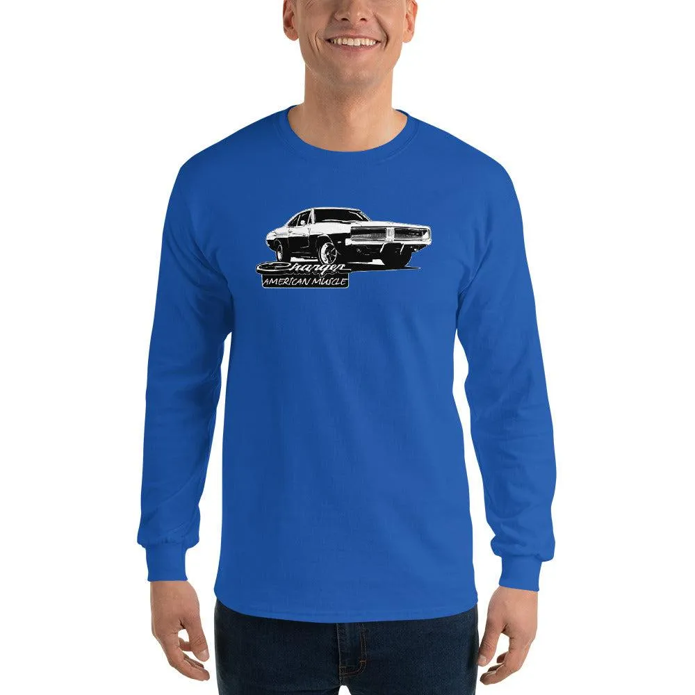 1969 Charger Long Sleeve Shirt American Muscle Car