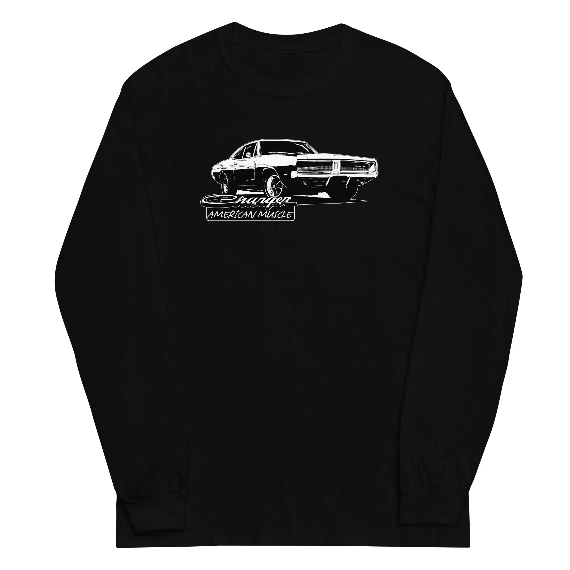 1969 Charger Long Sleeve Shirt American Muscle Car