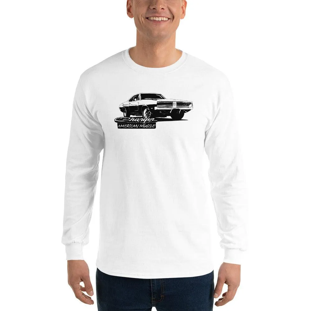 1969 Charger Long Sleeve Shirt American Muscle Car