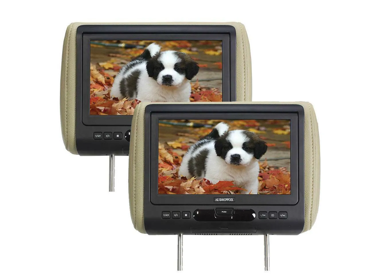 2 Audiovox AVXMTGHR9HD 9' Headrest Monitor Systems Built in DVD 2 2 Headphone