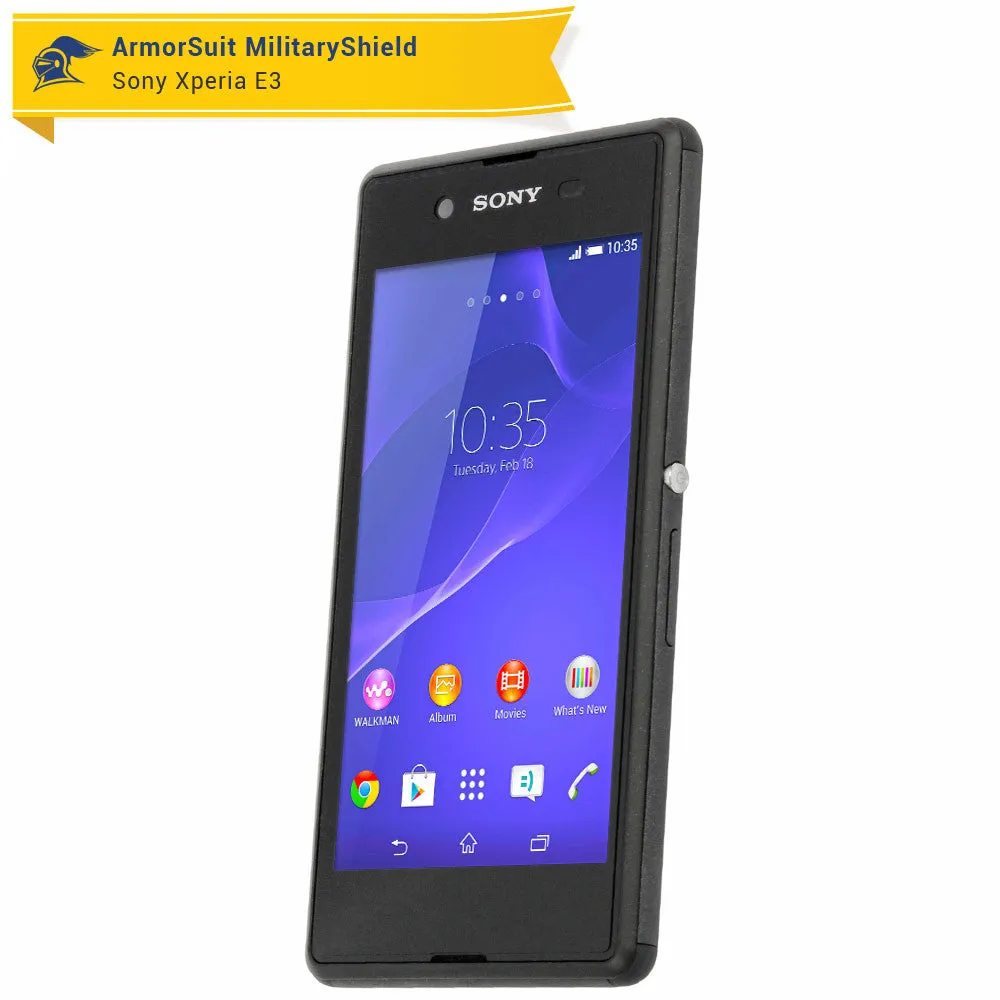 [2-Pack] Sony Xperia E3 Screen Protector (Case-Friendly)