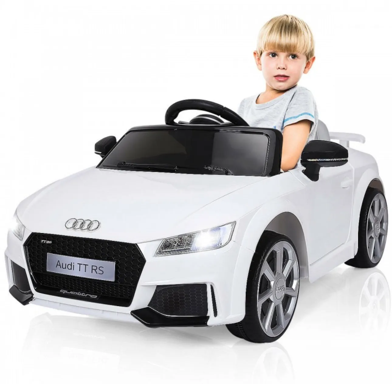 2025 Licensed Audi TT RS Ride On Car Upgraded | 12V | 1 Seater | Music | Seat Belt | LED Lights | Remote