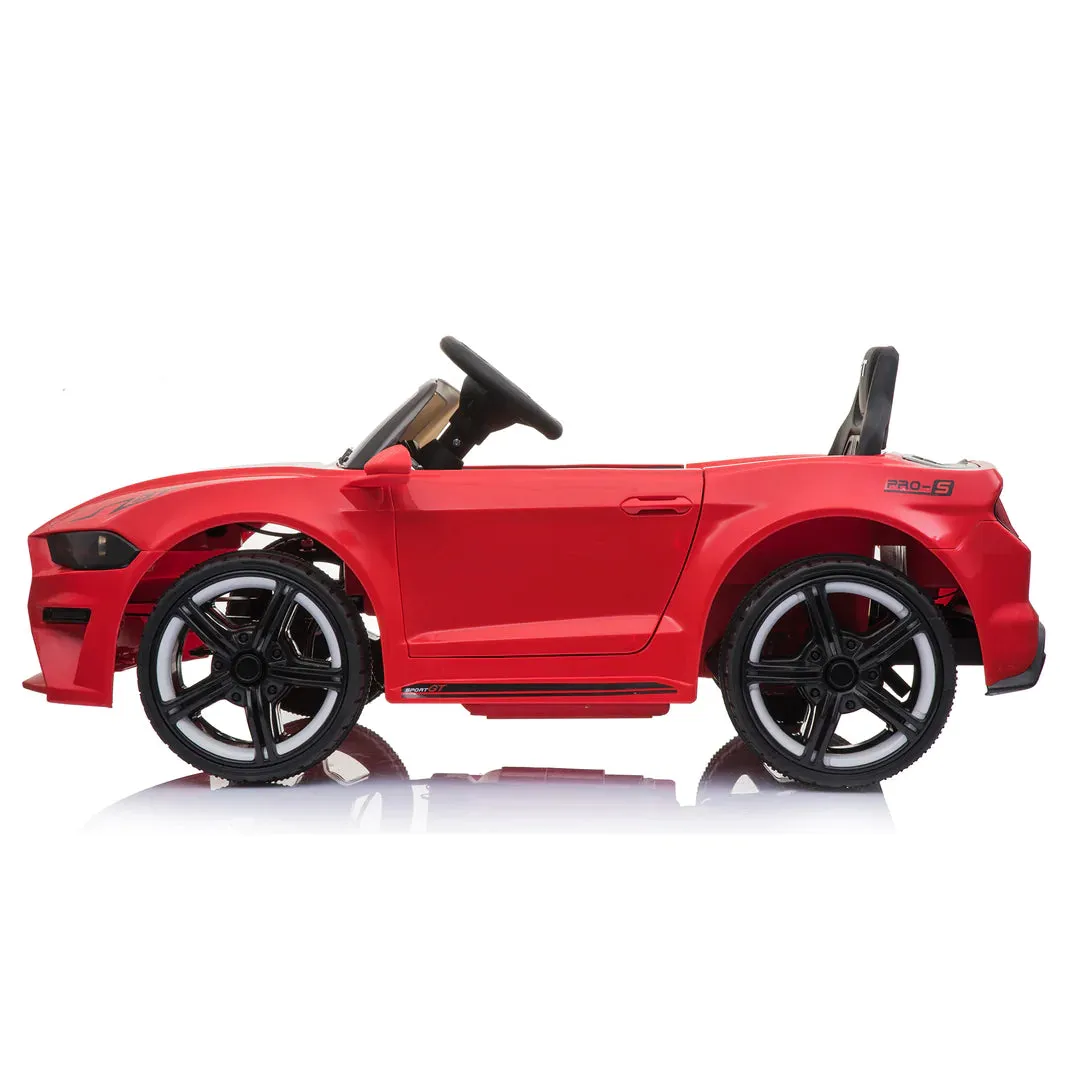 2025 Mustang Style Kids Ride-On Car | 12V | Leather Seat | Rubber Tires | Upgraded 1 Seater | Remote