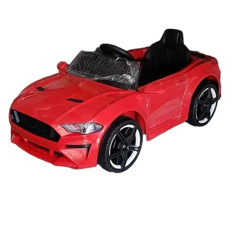 2025 Mustang Style Kids Ride-On Car | 12V | Leather Seat | Rubber Tires | Upgraded 1 Seater | Remote