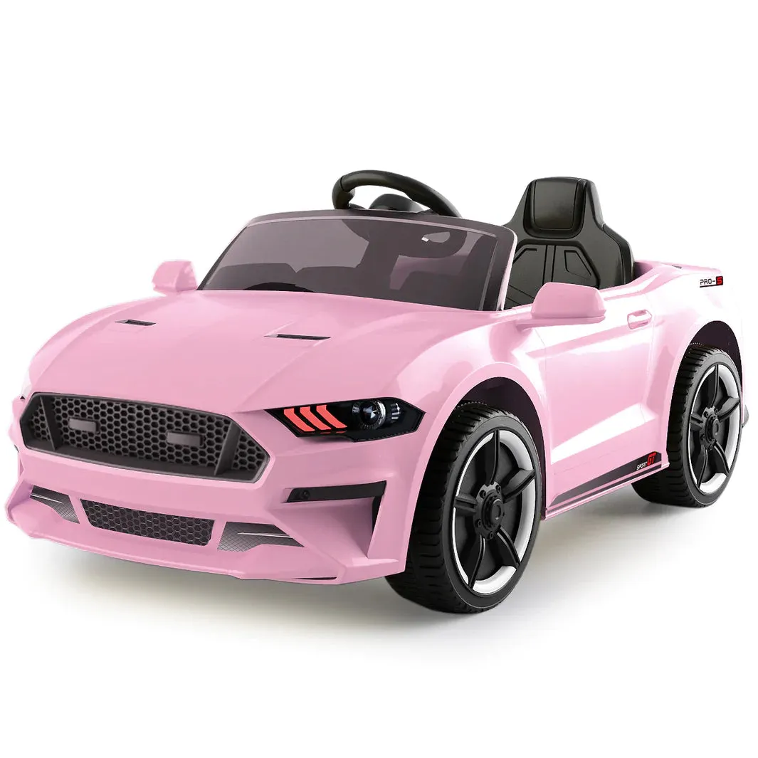 2025 Mustang Style Kids Ride-On Car | 12V | Leather Seat | Rubber Tires | Upgraded 1 Seater | Remote