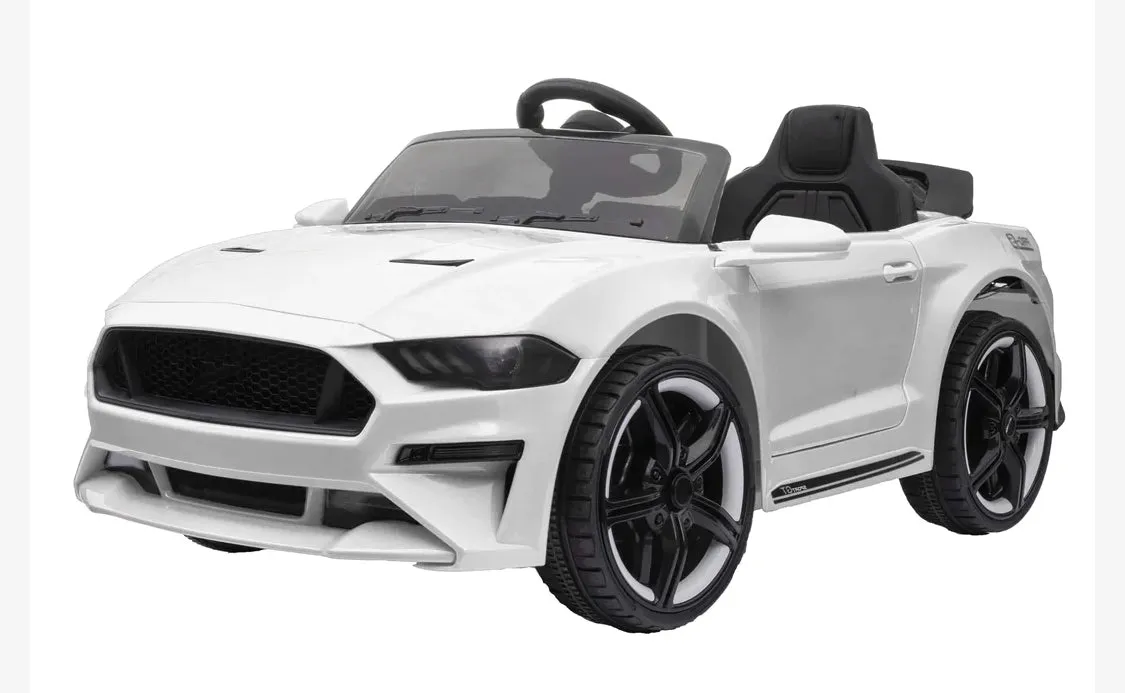 2025 Mustang Style Kids Ride-On Car | 12V | Leather Seat | Rubber Tires | Upgraded 1 Seater | Remote