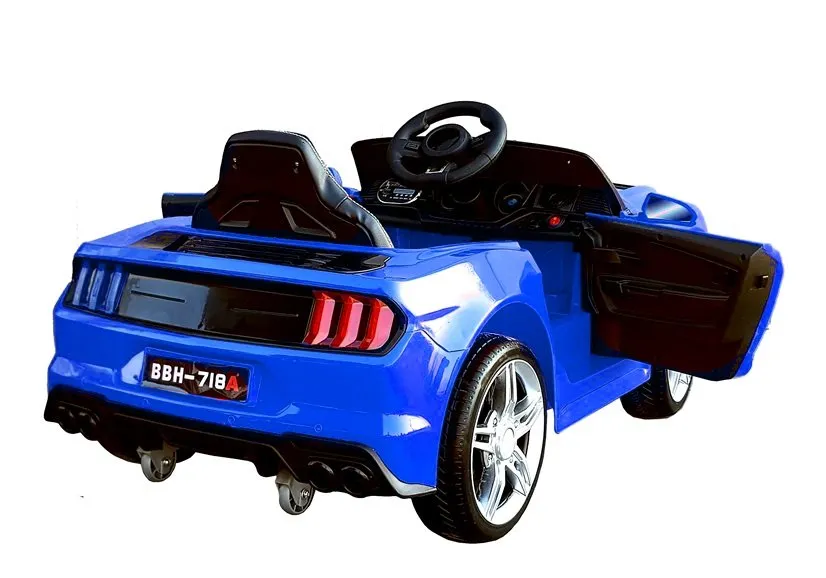 2025 Mustang Style Kids Ride-On Car | 12V | Leather Seat | Rubber Tires | Upgraded 1 Seater | Remote