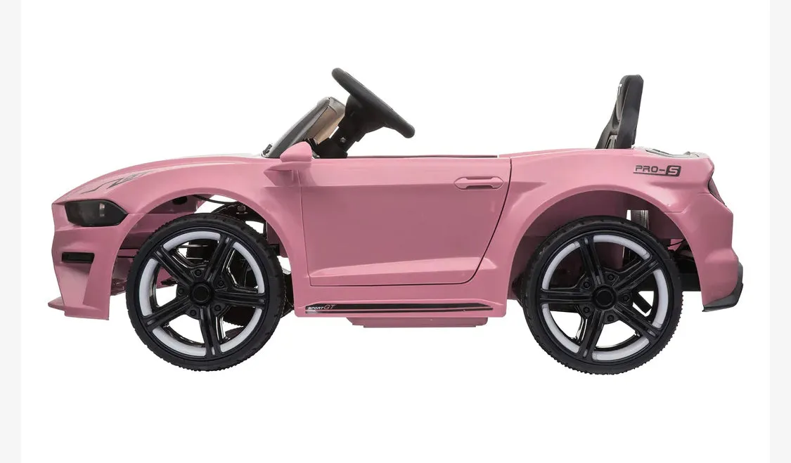 2025 Mustang Style Kids Ride-On Car | 12V | Leather Seat | Rubber Tires | Upgraded 1 Seater | Remote