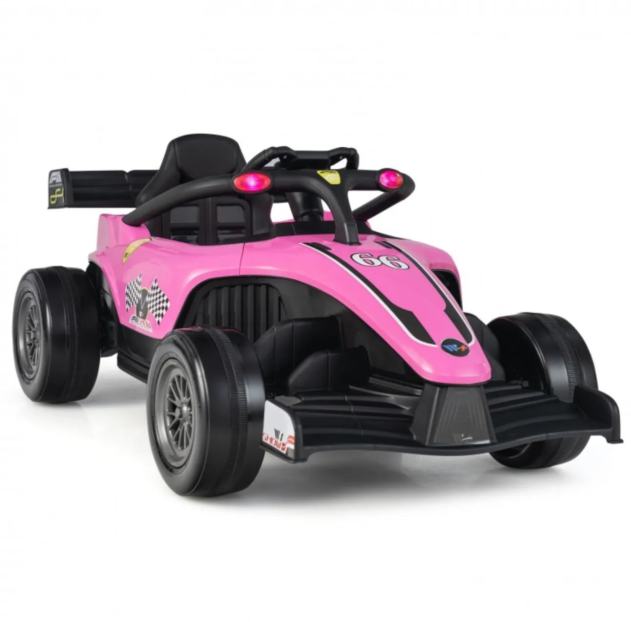 2025 New 12V Formula 1 Style Racing Ride On Car 1 Seater Upgraded | Lights | Horn | Music | USB Ready | Rear Shocks | Big Seat | Seatbelt | Remote