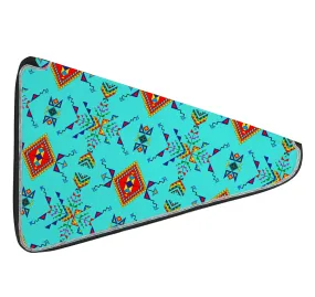 27 Inch Fan Case - Buffalo Jump Turquoise