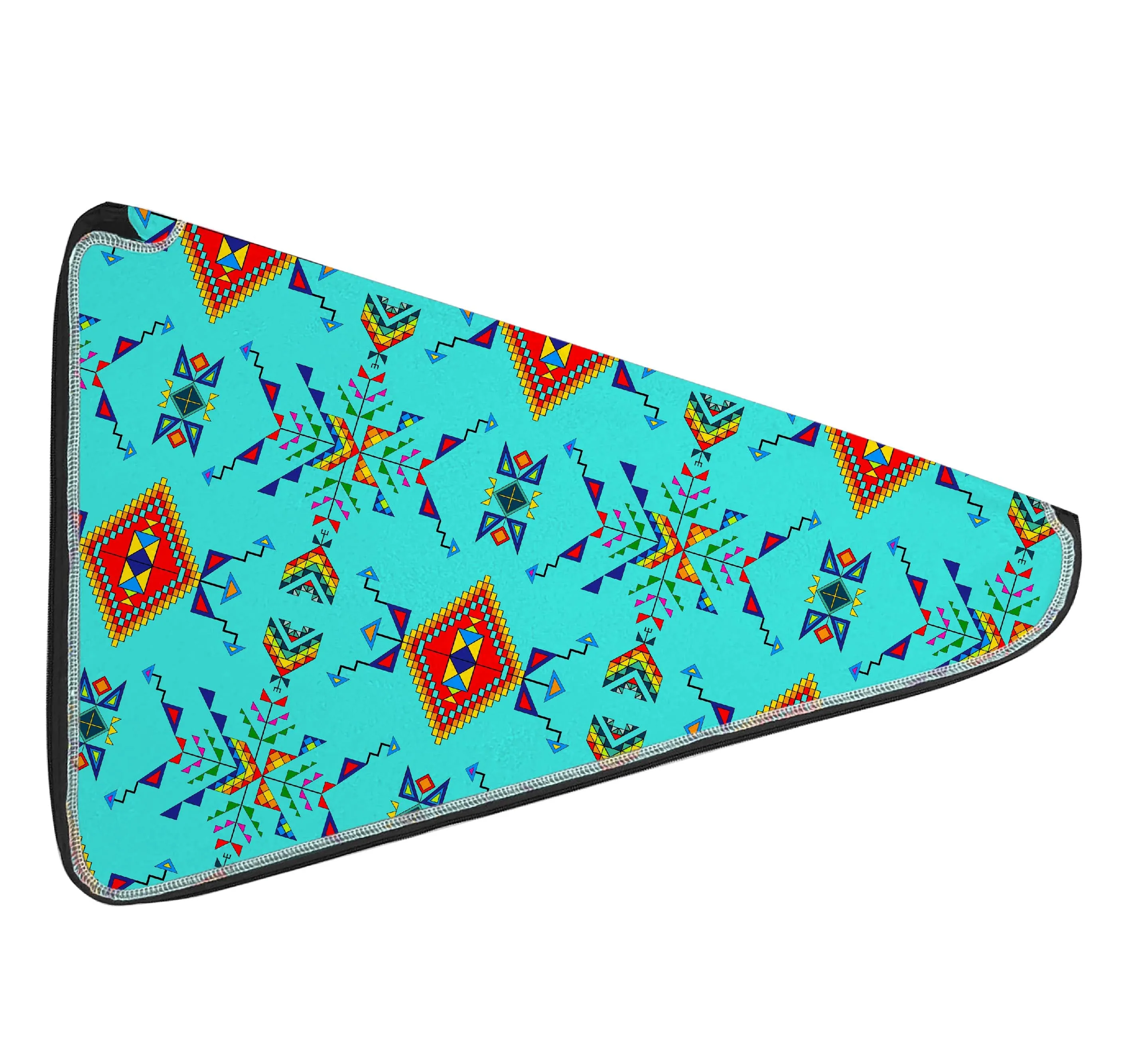 27 Inch Fan Case - Buffalo Jump Turquoise