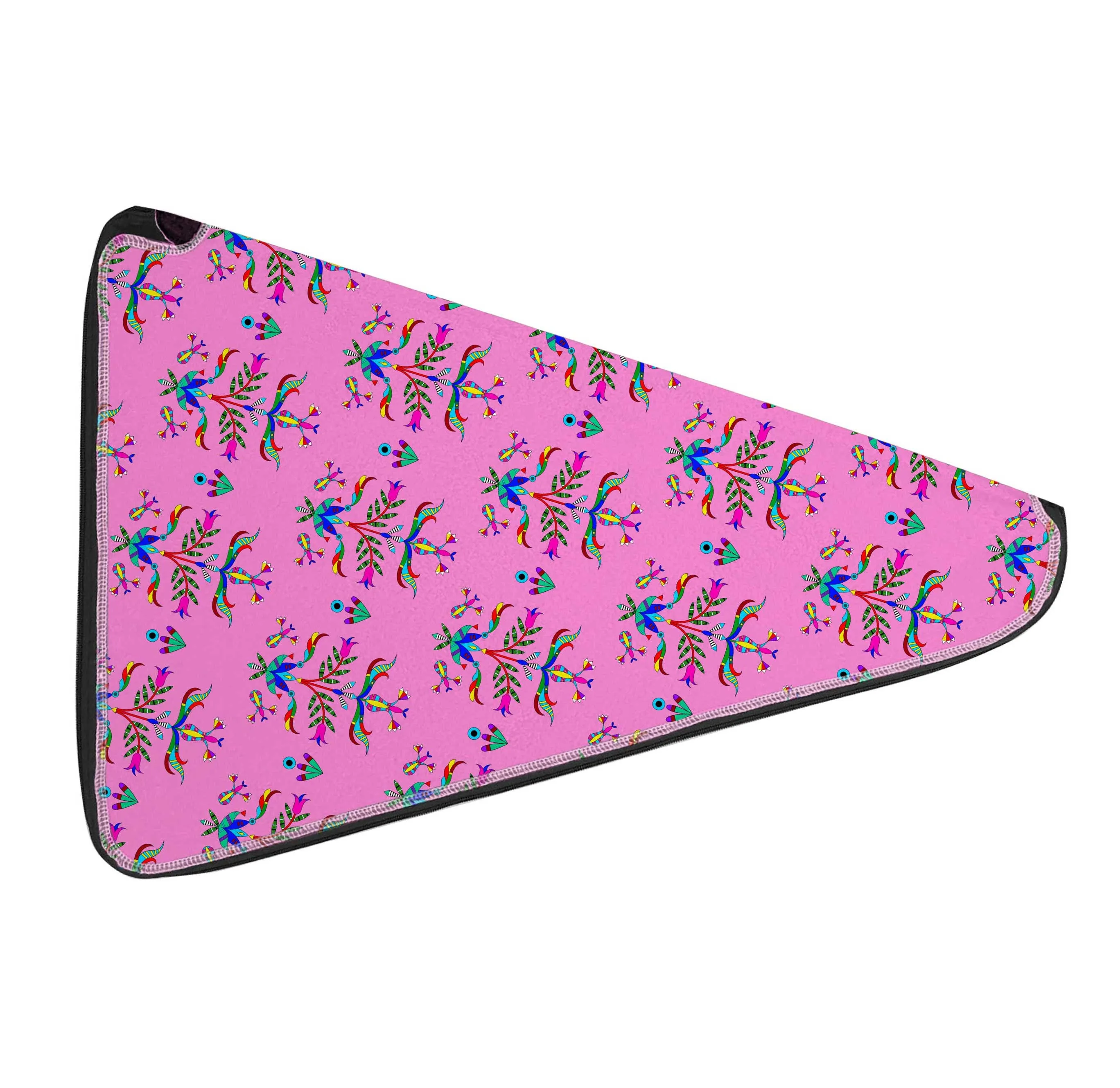 27 Inch Fan Case - Dakota Damask Cheyenne Pink