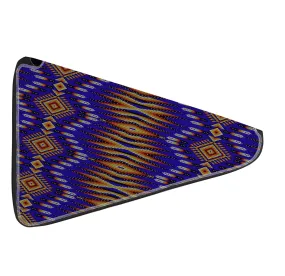 27 Inch Fan Case - Fire Feather Blue