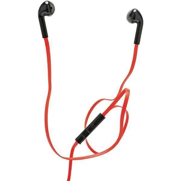 2BOOM EP600MVR EP600M Noise-Isolating Stereo Headphones (Red)