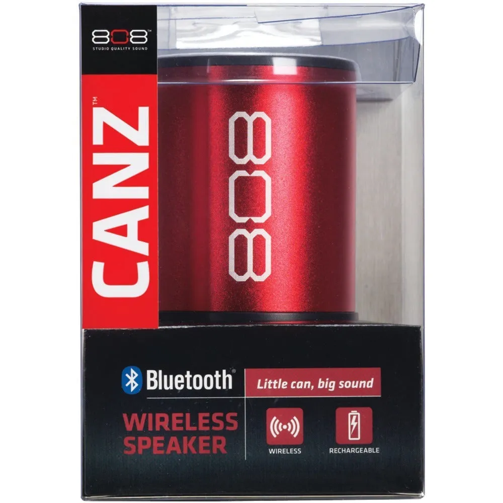 808 SP880RD Bluetooth(R) Portable Speaker (Red)