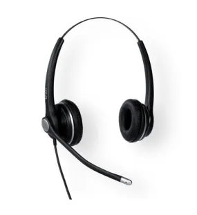 A100D Wired Binural Headset with QD RJ9 SNO-A100D