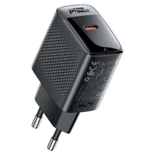 Ace Fast Adapter Charger, 30Watts, Black