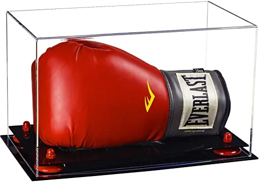 Acrylic Full Size Boxing Glove Display Case Horizontal - Clear (A011/V16)