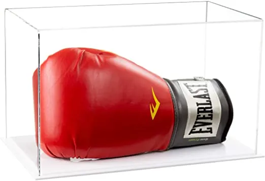 Acrylic Full Size Boxing Glove Display Case Horizontal - Clear (A011/V16)