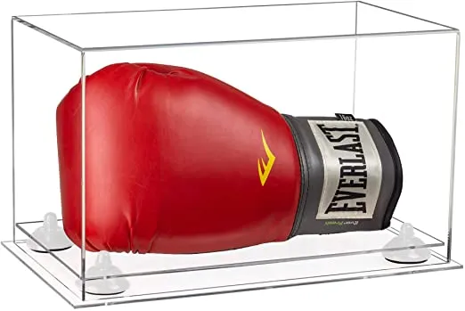 Acrylic Full Size Boxing Glove Display Case Horizontal - Clear (A011/V16)