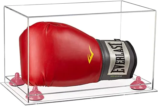 Acrylic Full Size Boxing Glove Display Case Horizontal - Clear (A011/V16)