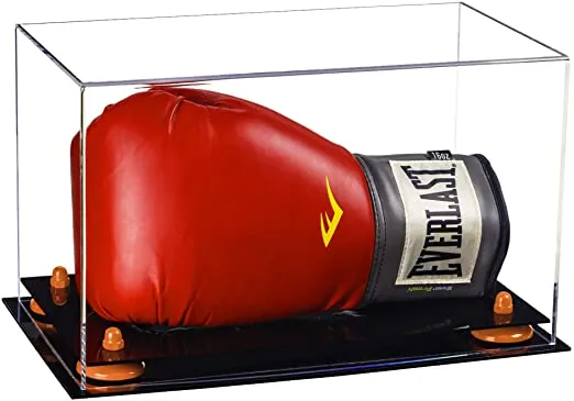 Acrylic Full Size Boxing Glove Display Case Horizontal - Clear (A011/V16)