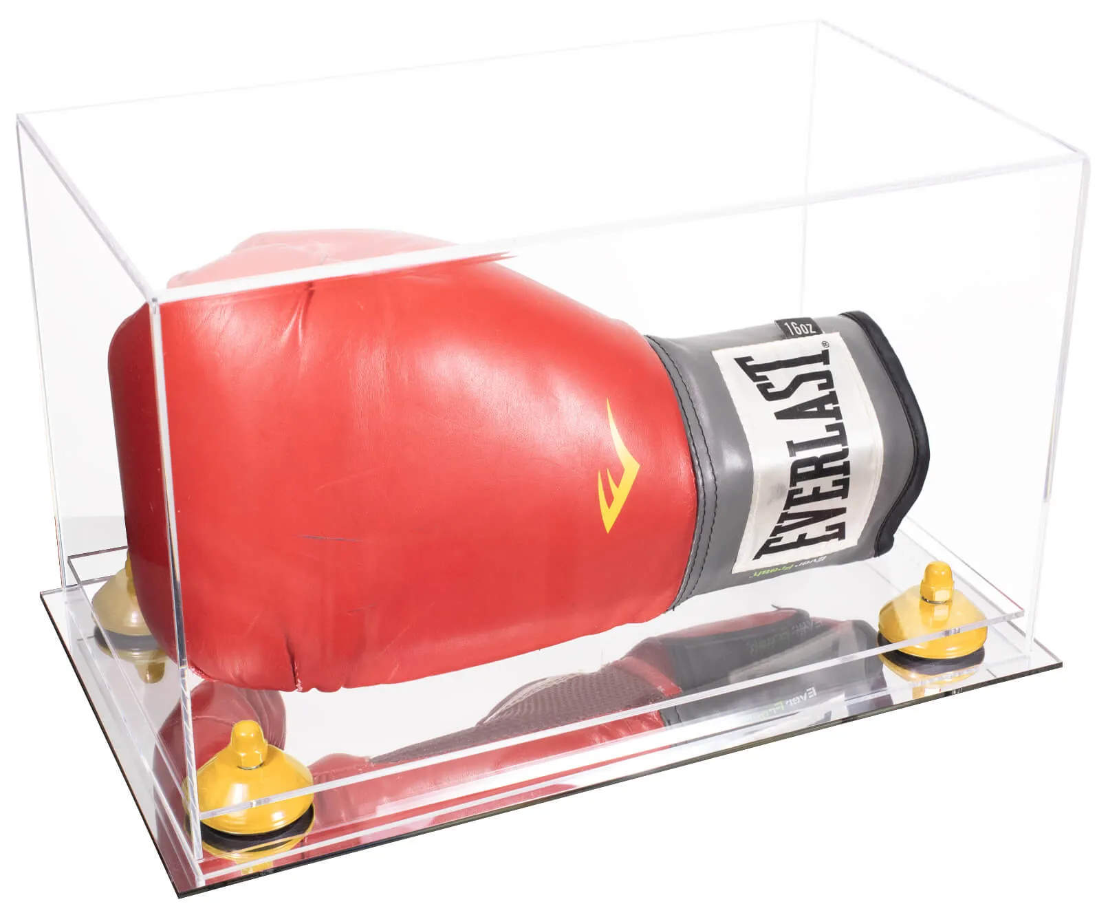 Acrylic Full Size Boxing Glove Display Case Horizontal - Clear (A011/V16)