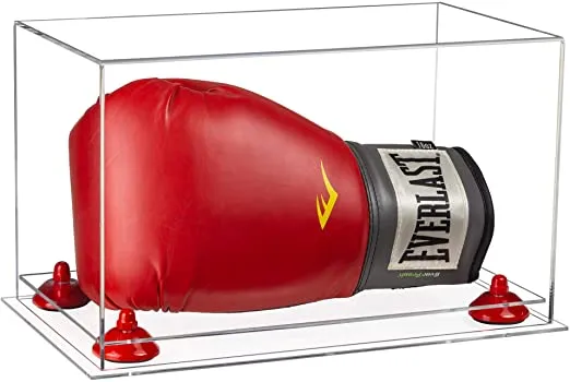 Acrylic Full Size Boxing Glove Display Case Horizontal - Clear (A011/V16)