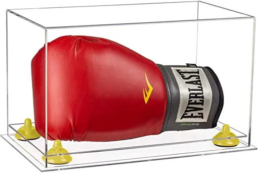 Acrylic Full Size Boxing Glove Display Case Horizontal - Clear (A011/V16)