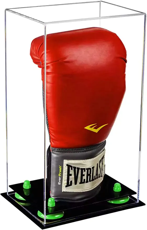 Acrylic Full Size Boxing Glove Display Case Vertical Clear (A092/V18)