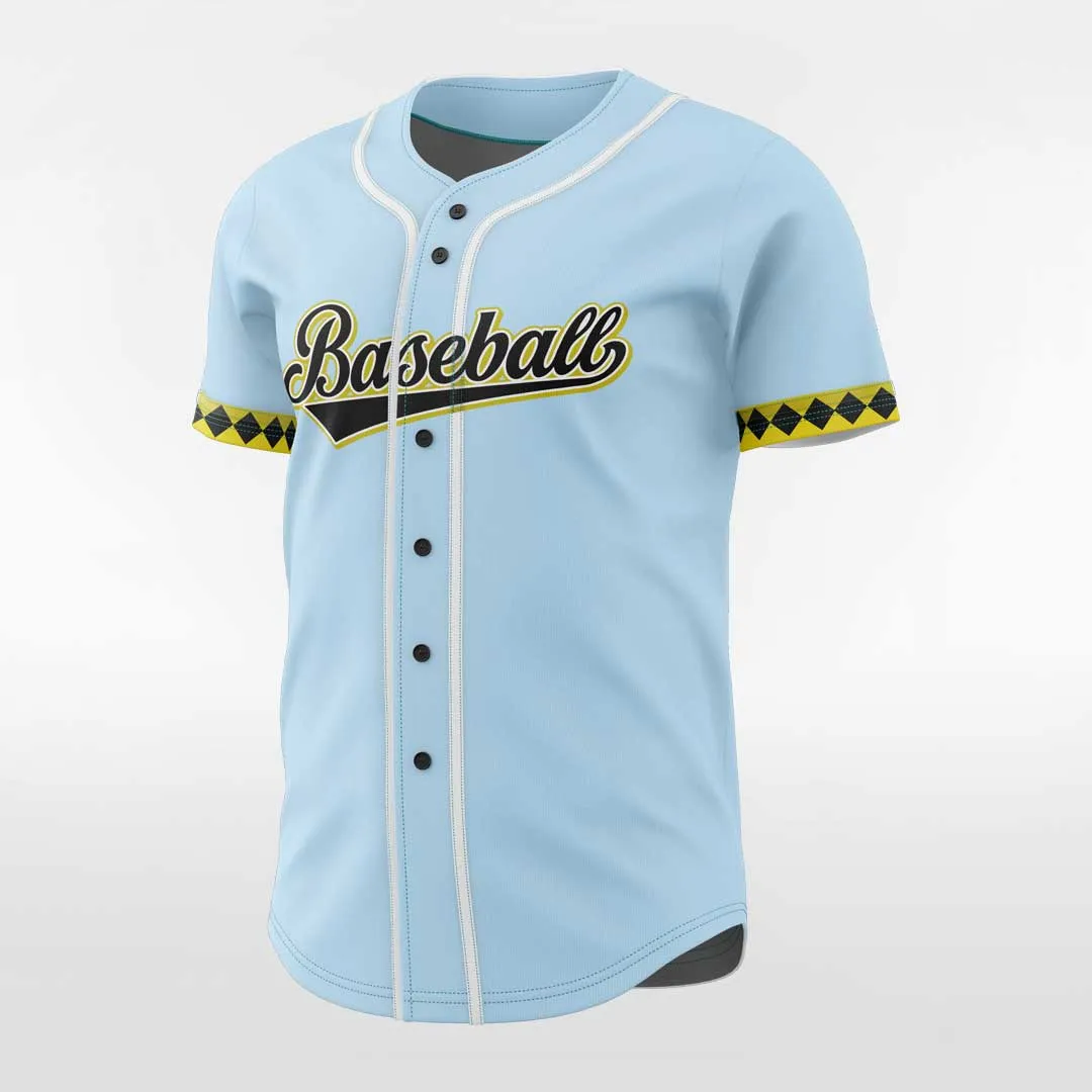 Actinia - Customized Men's Sublimated Button Down Baseball Jersey