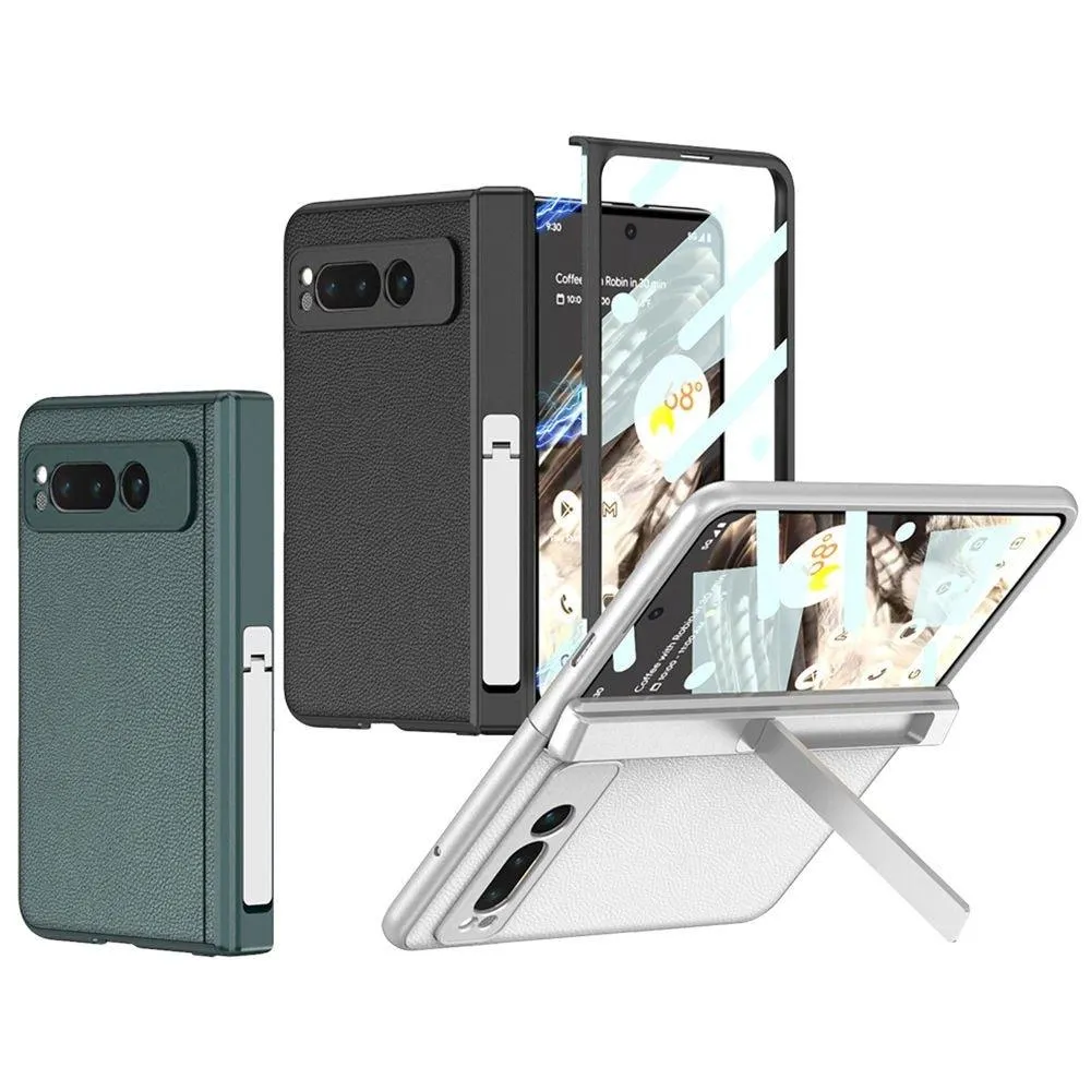 Adeo Leather Case for Google Pixel Fold With Magnetic Hinge