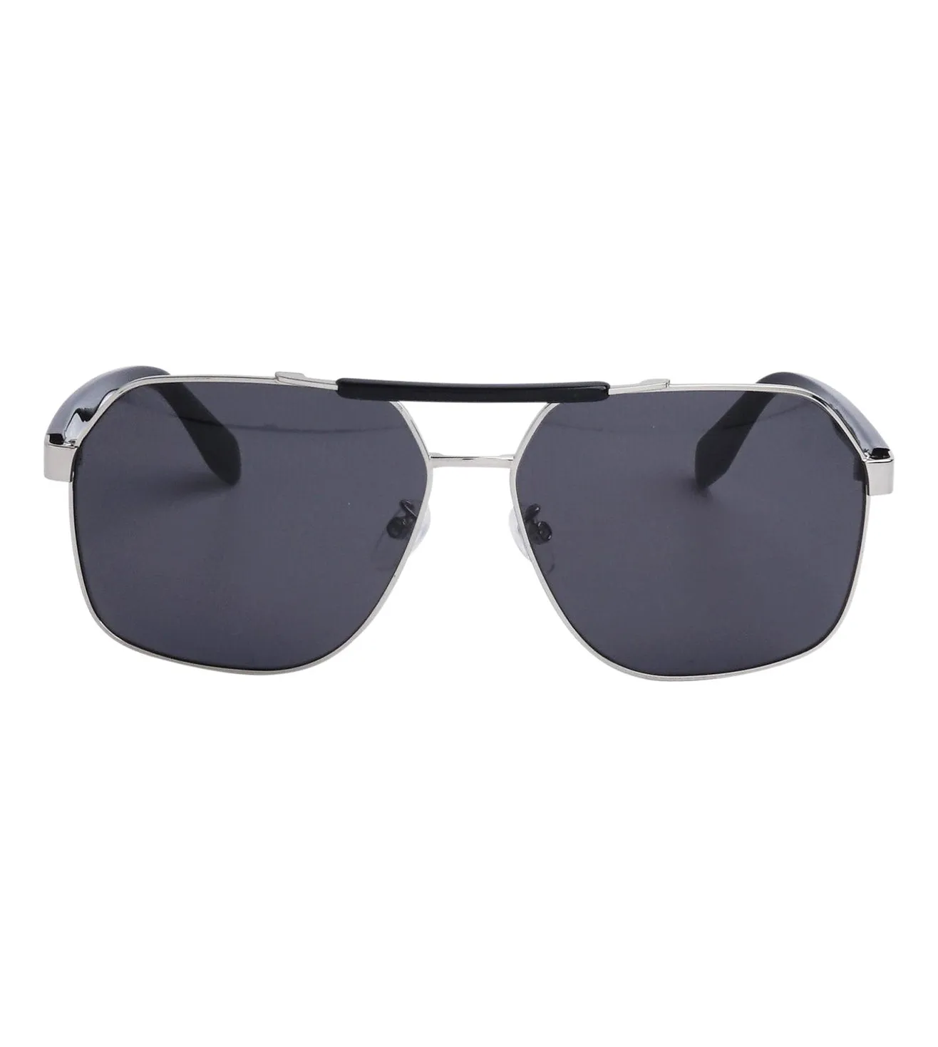 Adidas Originals Men's Dark Grey Aviator Sunglasses