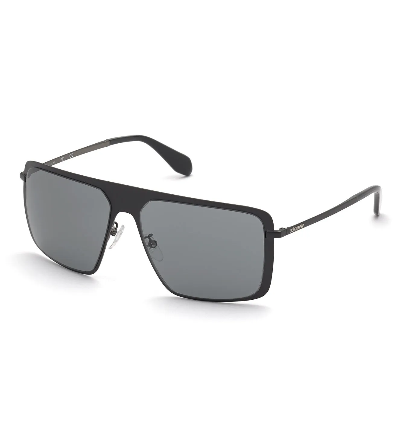 Adidas Originals Men's Smoke Grey Square Sunglasses