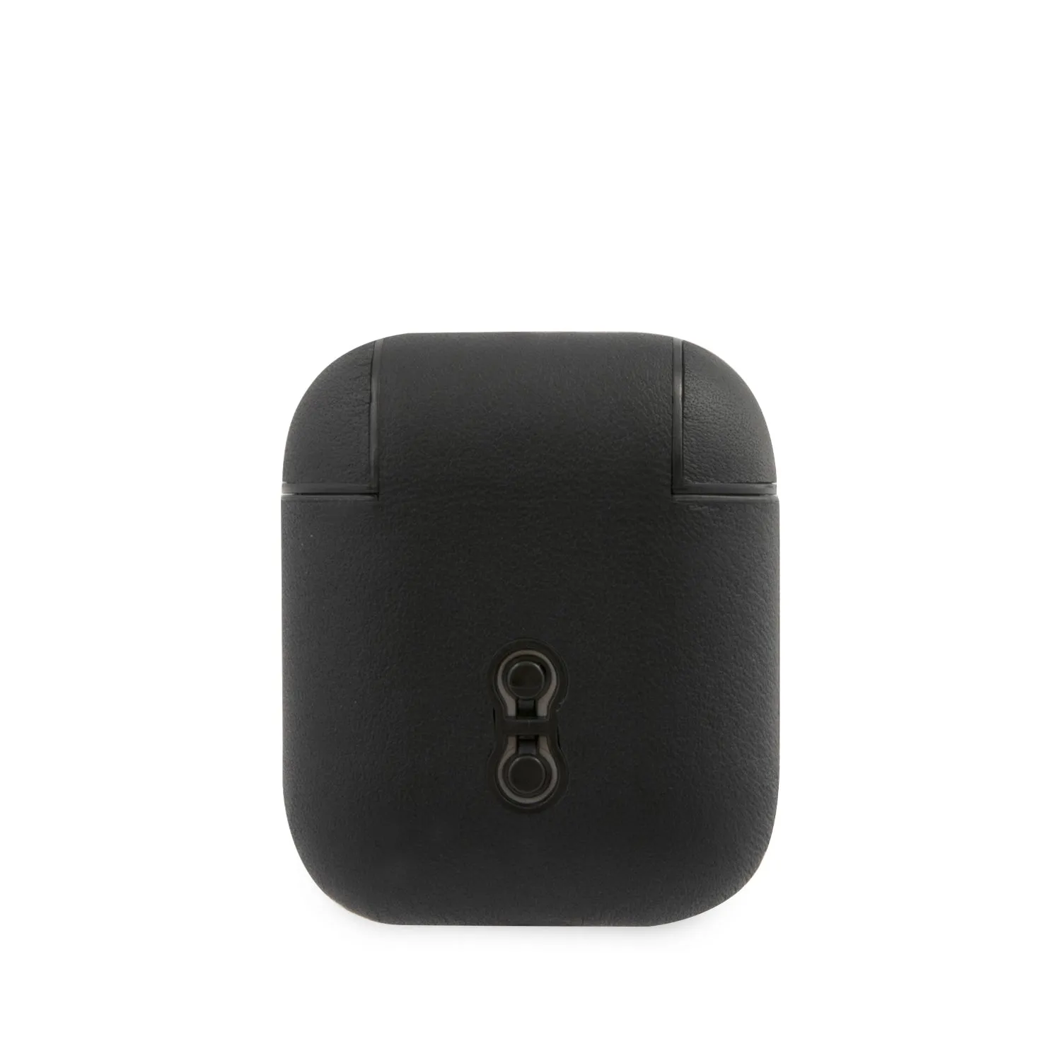 AirPods 1/2 - Leather Black Signature Collection With Metal Logo - BMW