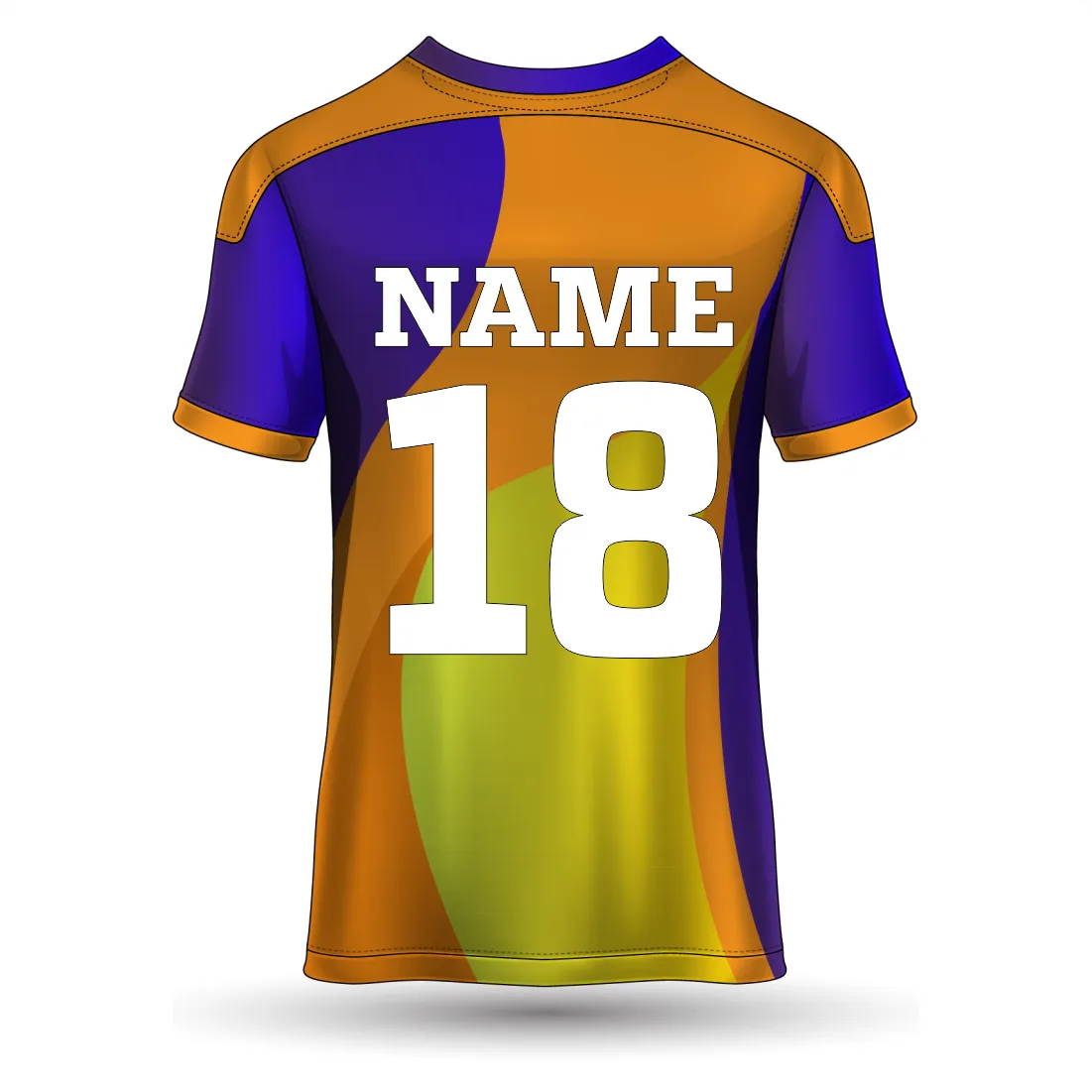 All Over Printed Customized Sublimation T-Shirt Unisex Sports Jersey Player Name & Number, Team Name And Logo. 1925833385