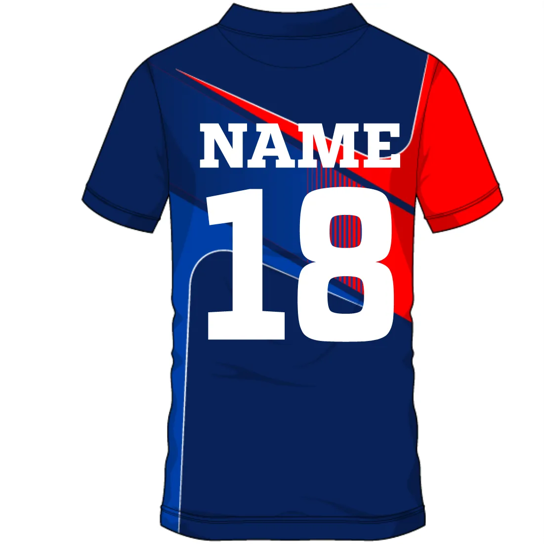 All Over Printed Customized Sublimation T-Shirt Unisex Sports Jersey Player Name & Number, Team Name And Logo.1054266116