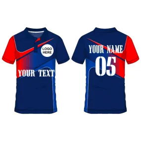 All Over Printed Customized Sublimation T-Shirt Unisex Sports Jersey Player Name & Number, Team Name And Logo.1054266116