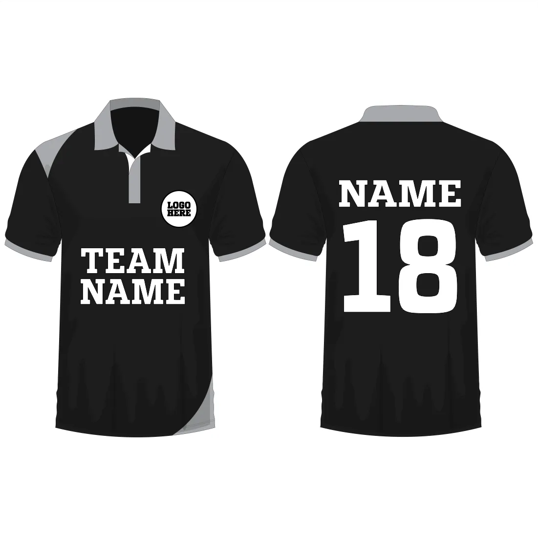 All Over Printed Customized Sublimation T-Shirt Unisex Sports Jersey Player Name & Number, Team Name And Logo.1264673986