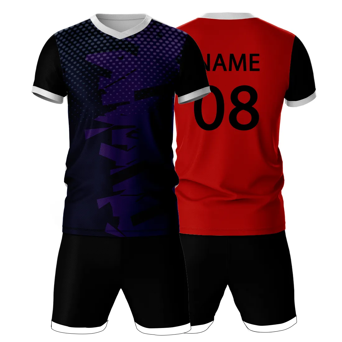 All Over Printed Jersey With Shorts Name & Number Printed.NP50000655