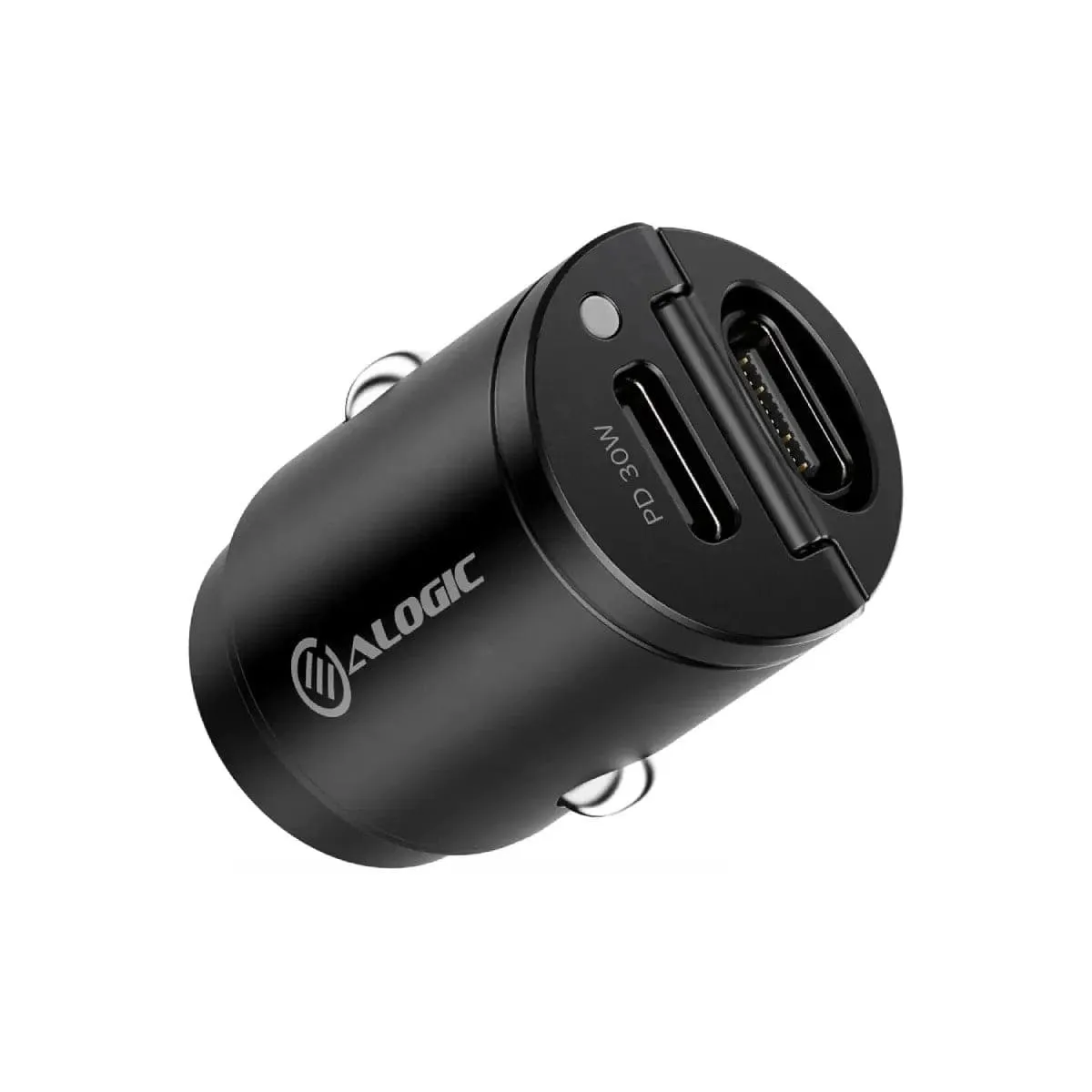 ALOGIC Dual USB-C 30W Rapid Power Mini Car Charger