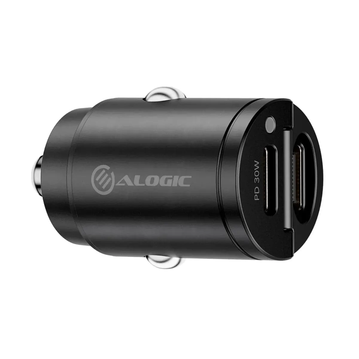 ALOGIC Dual USB-C 30W Rapid Power Mini Car Charger