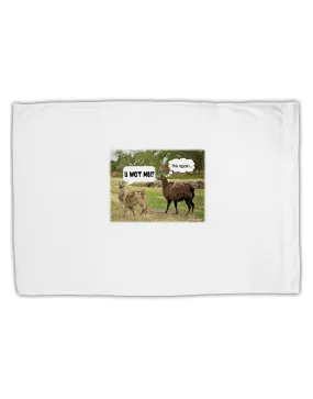 Angry Standing Llamas Standard Size Polyester Pillow Case by TooLoud