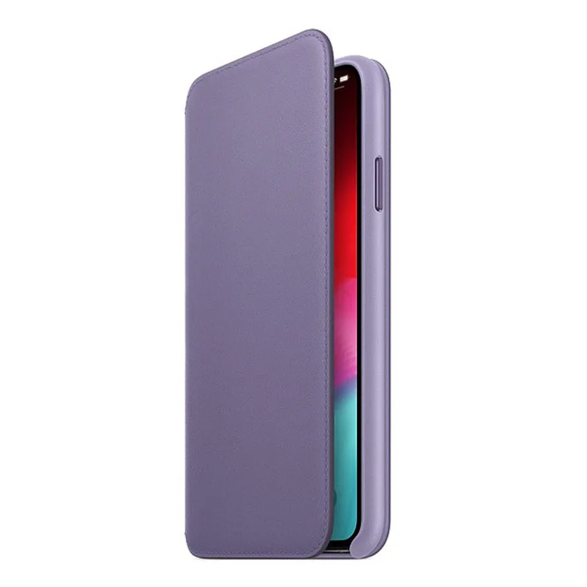 Apple iPhone XS Max Leather Folio Case Lilac